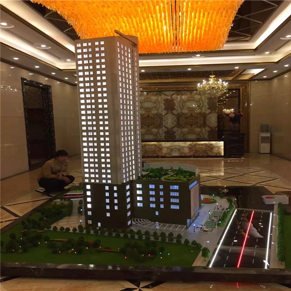西北更大比例阿克塞楼盘模型展示