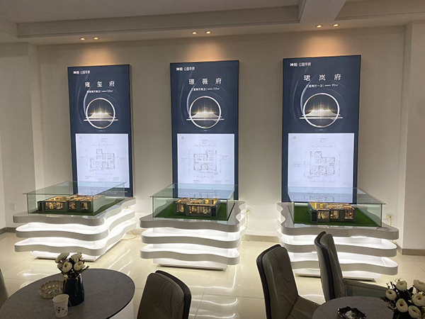 白银坤阳华府地产阿克塞户型模型